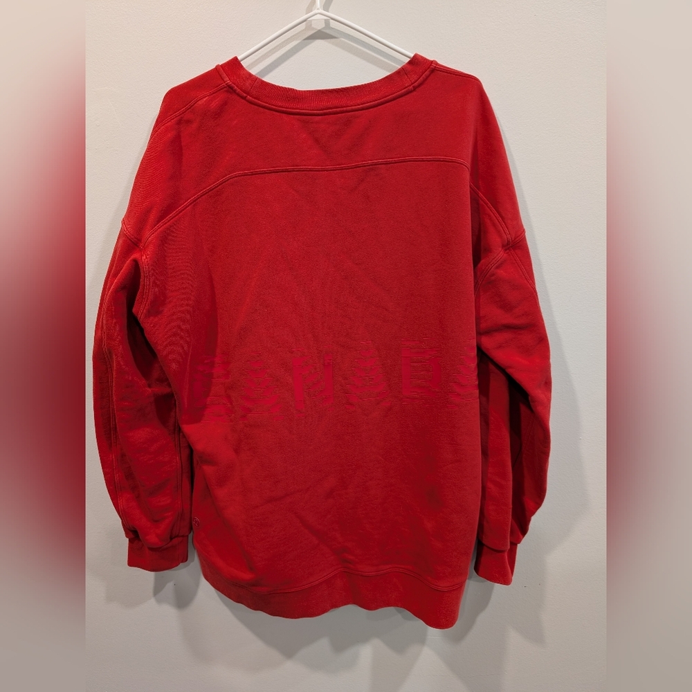 Lululemon Red Upcycled Crewneck Sweatshirt – One of a Kind - Picture 6 of 8